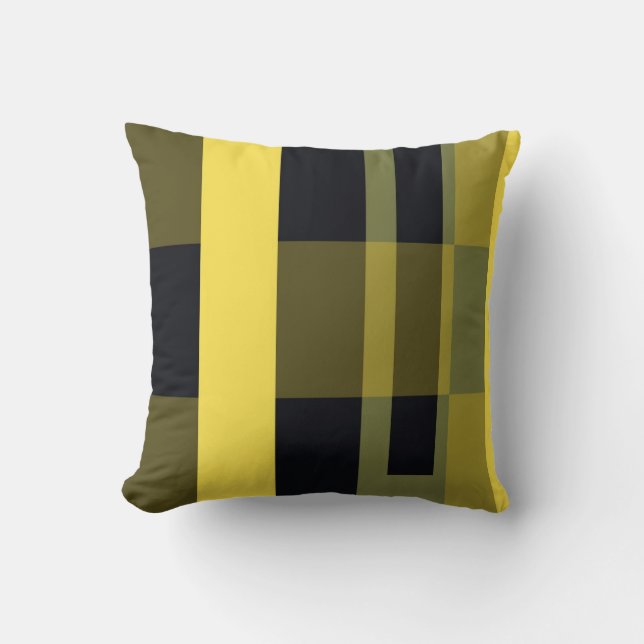 Abstract art colourful pattern stripes Pillow (Front)