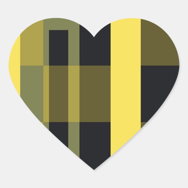 Abstract art colourful pattern stripes sticker (Front)