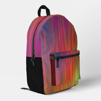 Abstract Art Colourful Vibrant Printed Backpack