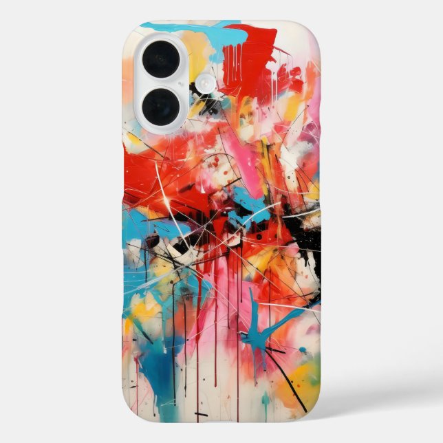 Abstract Art Colours Case-Mate iPhone Case (Back)