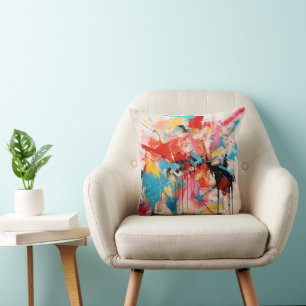 Abstract Art Colours Cushion