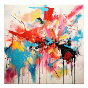 Abstract Art Colours Photo Print