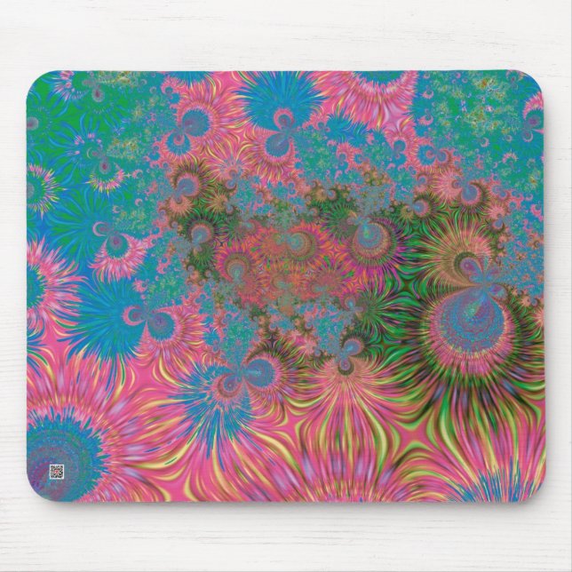 Abstract Art Corals Mouse Pad (Front)