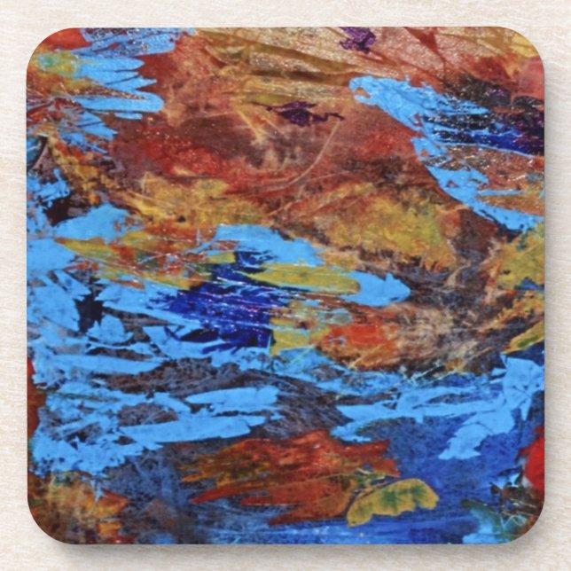 Abstract Art Cork Coasters (Front)