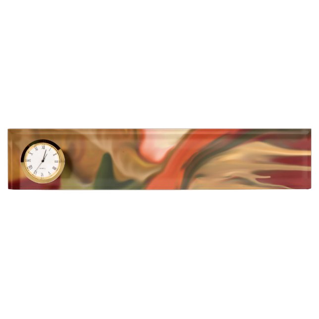 Abstract Art Cornucopia Nameplate (Front)
