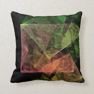 Abstract Art Cubic Space Cushion
