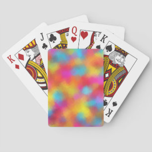 Abstract Art Custom Elegant Template Colourful Playing Cards