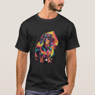 Abstract Art Dachshund Dog Dachshunds Doxie T-Shirt