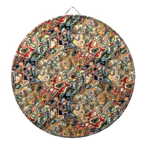 Abstract Art Dart Board