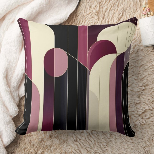 Abstract Art Deco Cushion. Cushion (Blanket)