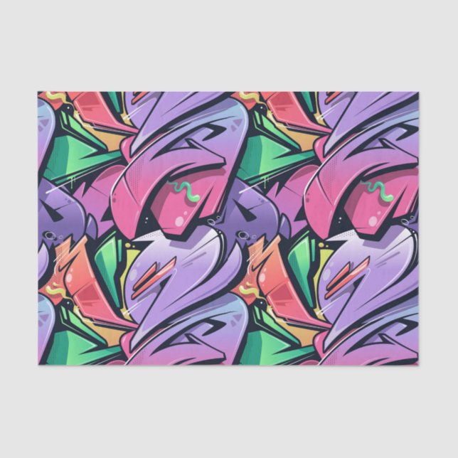 Abstract Art Decoupage  Tissue Paper (Front)