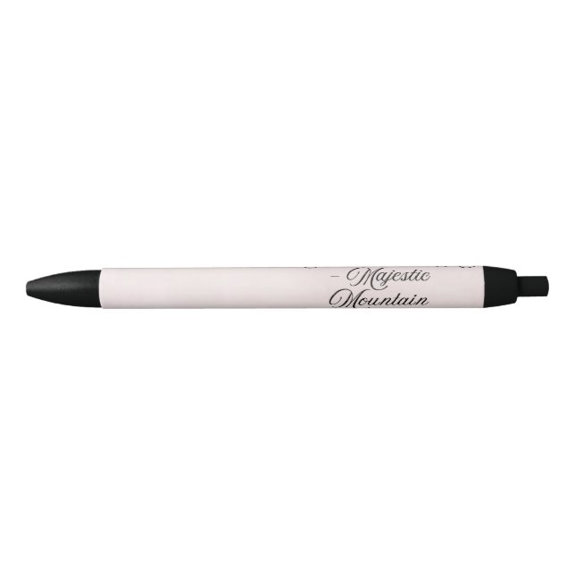 Abstract Art Design | Modern Minimalist Black Ink Pen (Front)