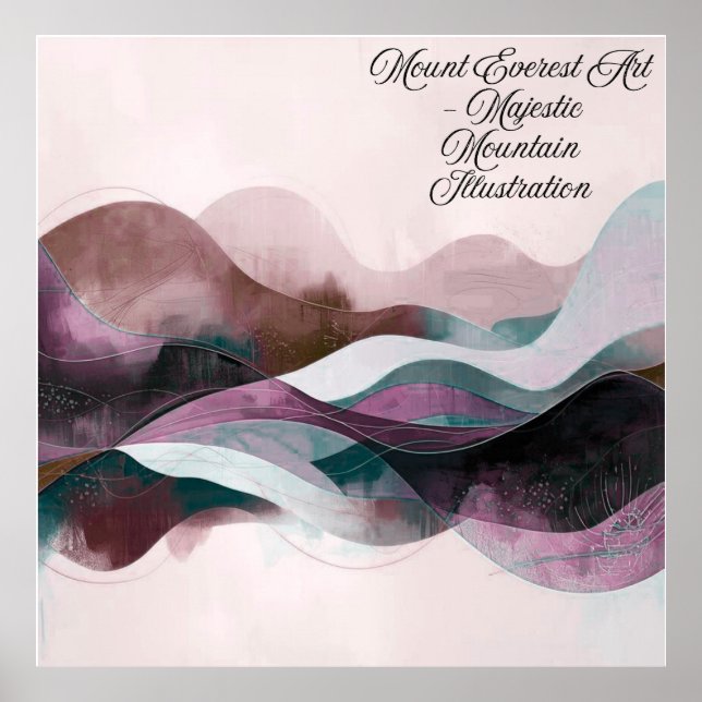 Abstract Art Design | Modern Minimalist Poster (Front)