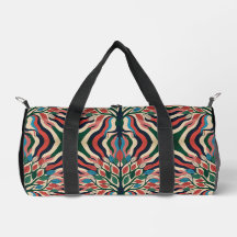 Abstract Art Duffle Gym Bag