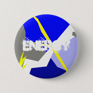 Abstract Art Energy 6 Cm Round Badge