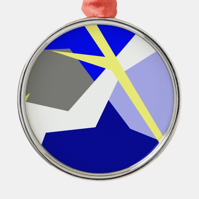 Abstract Art Energy Metal Tree Decoration (Front)