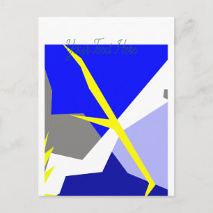 Abstract Art Energy Postcard