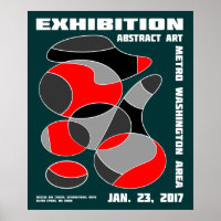 Abstract Art Exhibition Poster #1