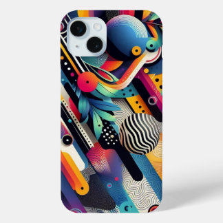 “Abstract Art Extravaganza iPhone Case” iPhone 15 Mini Case