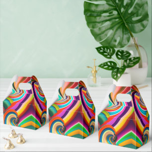 Abstract Art Favour Boxes – Modern Party Favour Bo