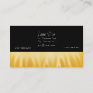 Abstract Art - Fire - Background Flames Business Card
