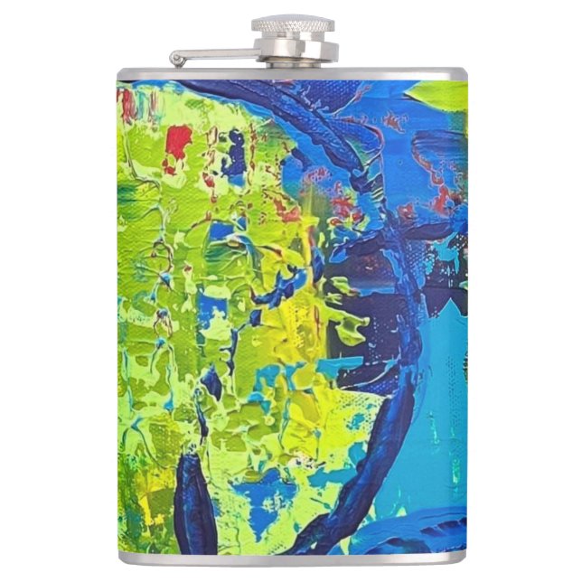 Abstract Art Flask  (Front)