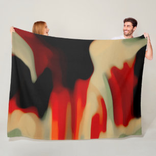Abstract Art Fleece Blanket