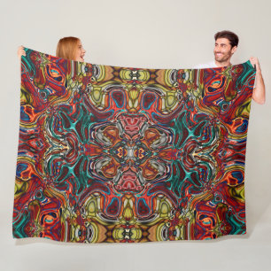 abstract art Fleece Blanket