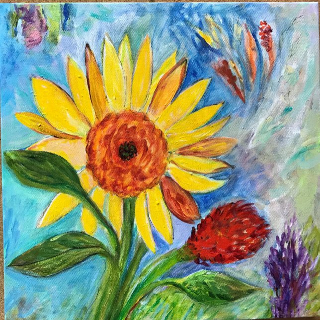 Abstract art Floral Baby Bodysuit (Creator Uploaded)