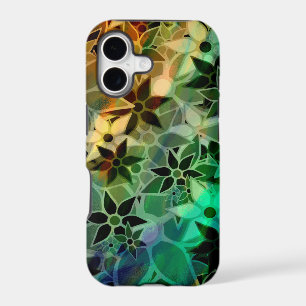Abstract Art Flower Pattern