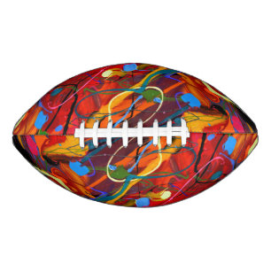 Abstract Art Football