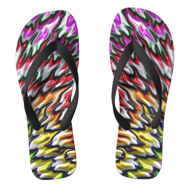 Abstract Art fractals by eero "Dream Fish" Jandals (Footbed)