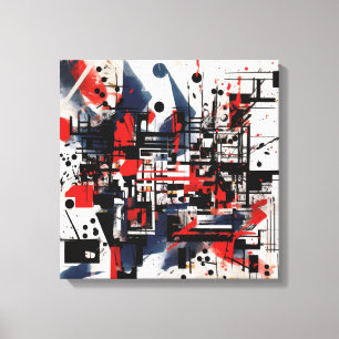 Abstract art frame canvas print