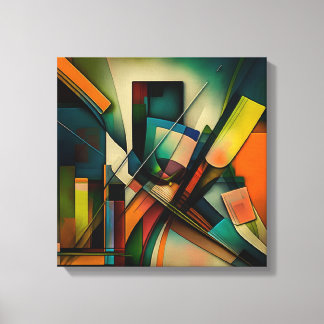 Abstract art frame canvas print