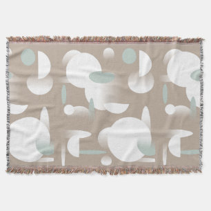 Abstract Art Futuristic Pattern Throw Blanket