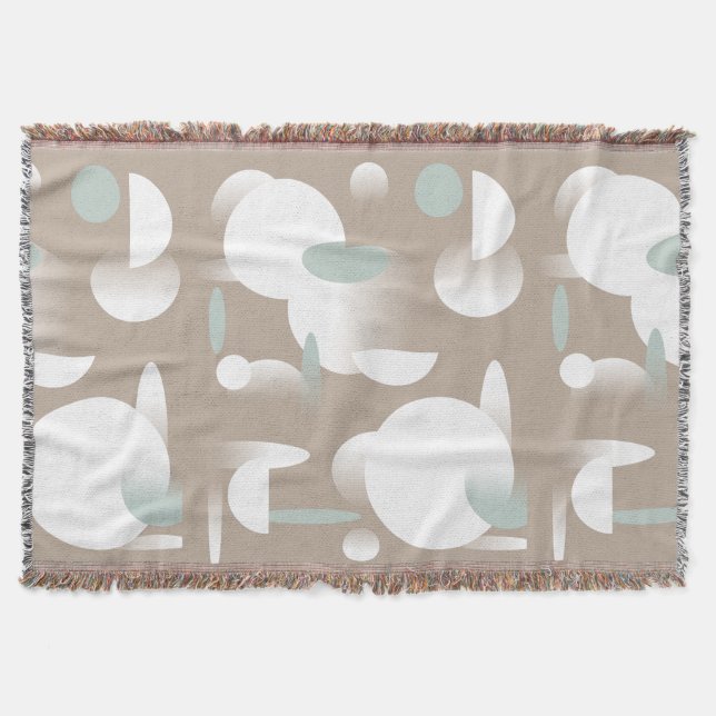 Abstract Art Futuristic Pattern Throw Blanket (Front)