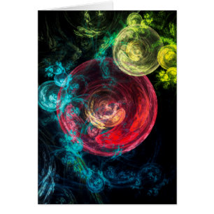 Abstract Art Galaxy Circles