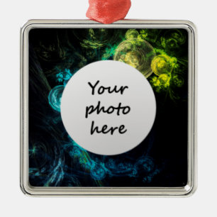 Abstract Art Galaxy Circles Metal Tree Decoration