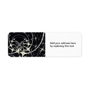 Abstract Art Golden Spiderweb