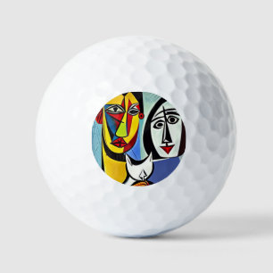 Abstract Art Golf Ball