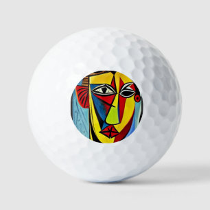 Abstract Art Golf Ball