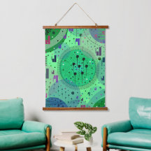 Abstract Art: Green Kiwi Fruit