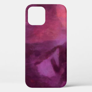 Abstract art grunde texture bacground. Dirty patte iPhone 12 Case