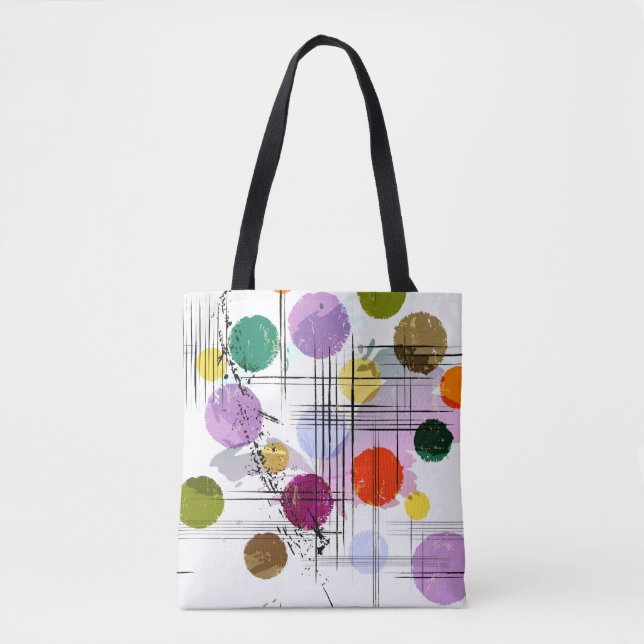 Abstract Art Inspired Seamless Background Tote Bag (Front)