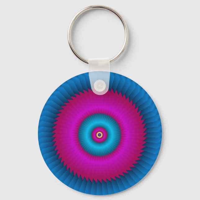 ABSTRACT ART KEY RING (Front)