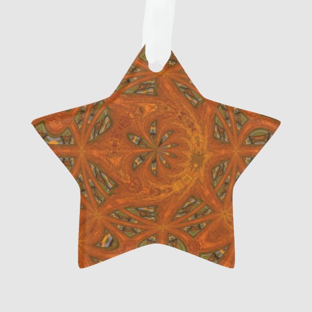 Abstract Art Labyrinth Ornament (Back)