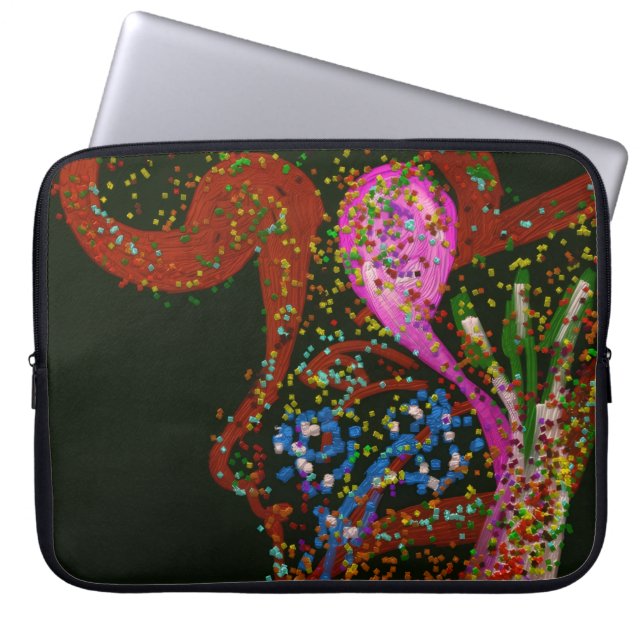 Abstract Art Laptop Sleeve (Front)