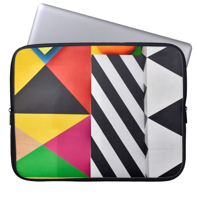 Abstract art laptop sleeve (Front)
