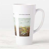 Abstract Art Latte Mug -“On the Path to Awareness”