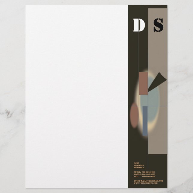 Abstract Art Letterhead (Front)